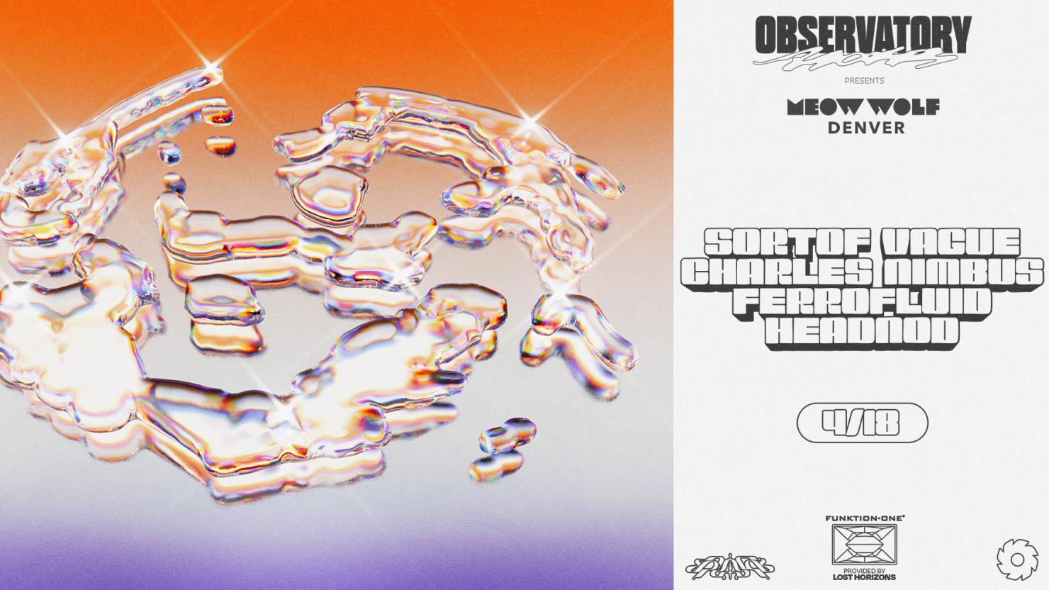 Sortof Vague, Meow Wolf Denver | Convergence Station, Apr 18, 2026