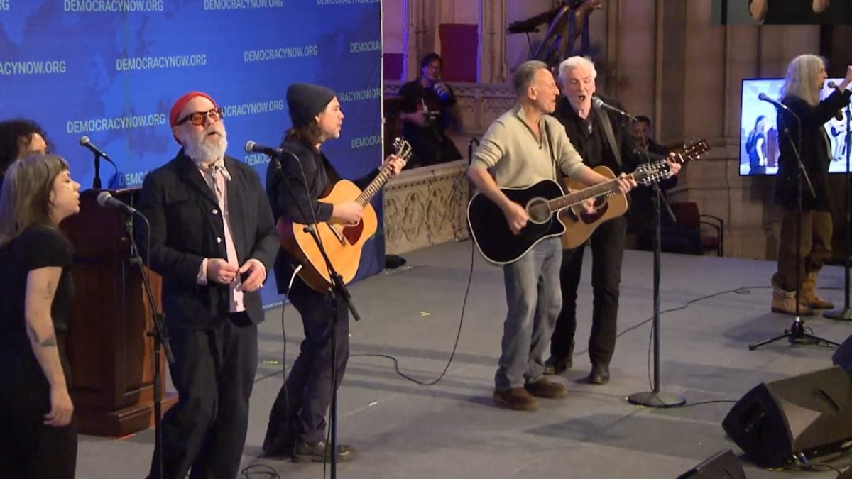 Patti Smith, Bruce Springsteen, Michael Stipe & More Perform At Democracy Now! 30th Anniversary Event