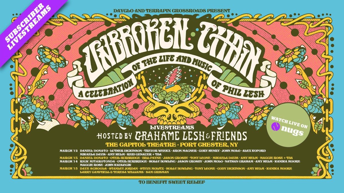 Unbroken Chain with Grahame Lesh & Friends 3/14/26 Port Chester NY