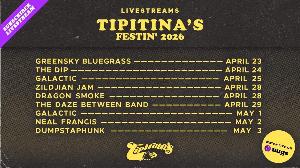Watch Jazz Fest Week nugs Livestreams From Tipitina’s In New Orleans