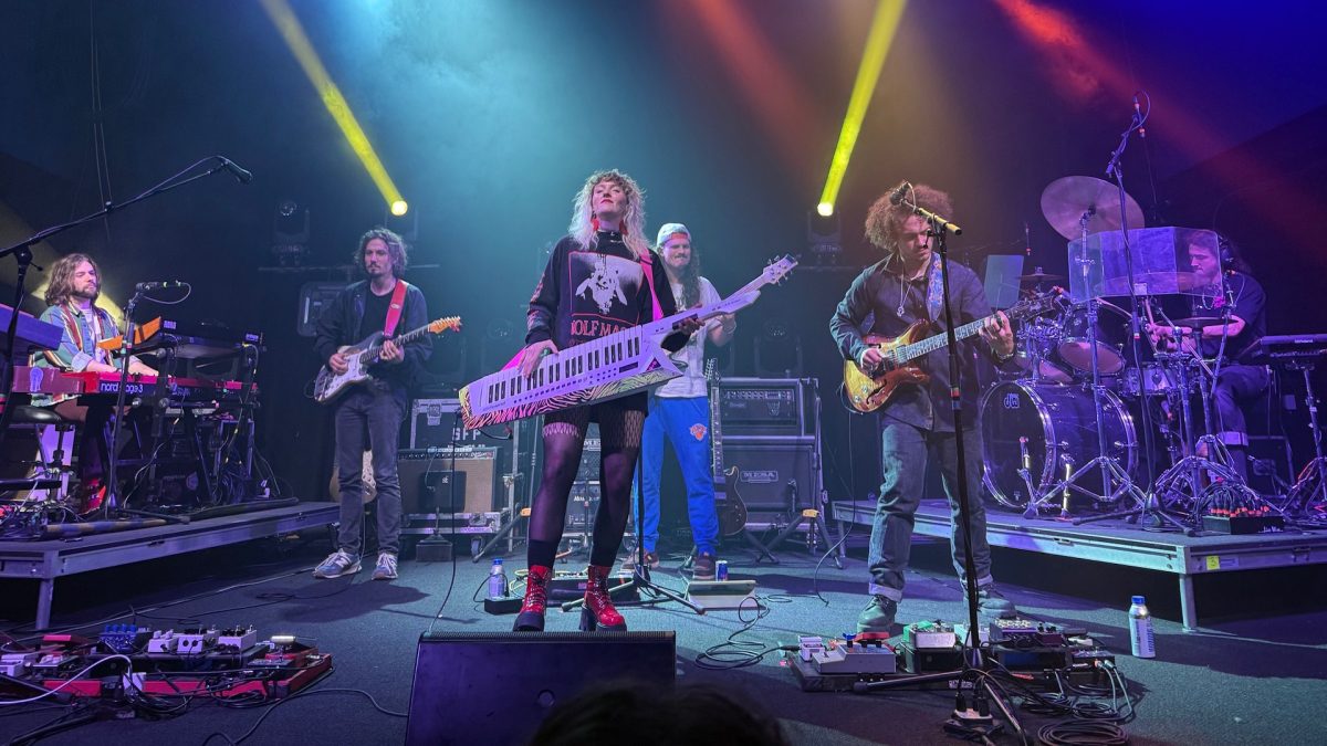 Dogs In A Pile Bring Out Natalie Brooke On Keytar For 'Funky Bitch' At 9:30 Club Debut