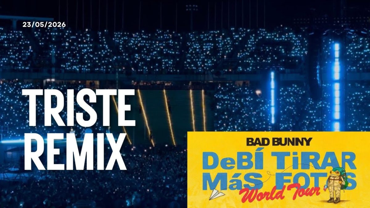 Bad Bunny y Bryant Myers cantan “Triste” EN EXCLUSIVA en Barcelona