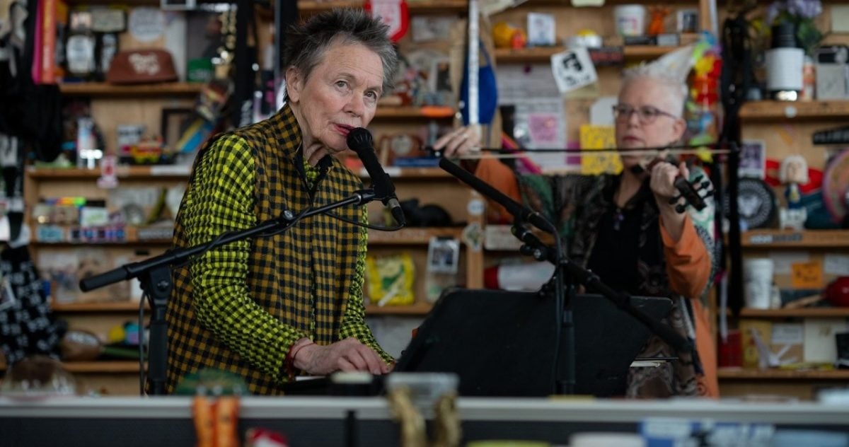 Laurie Anderson Tiny Desk