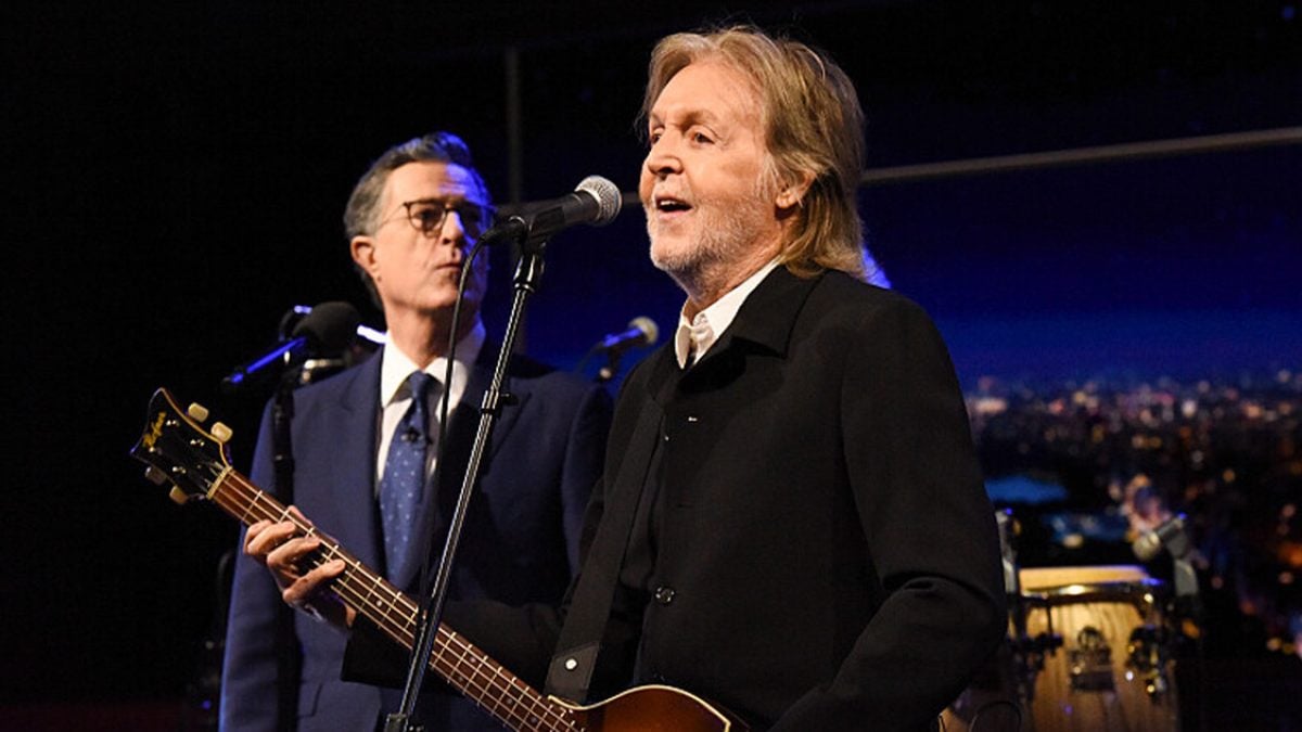 'Hello, Goodbye': Paul McCartney Performs On Final 'Late Show With Stephen Colbert'