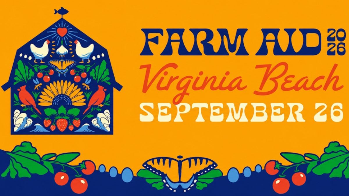 Willie Nelson's Farm Aid Making Virginia Beach Debut In 2026 With Neil Young, John Mellencamp, Dave Matthews & More