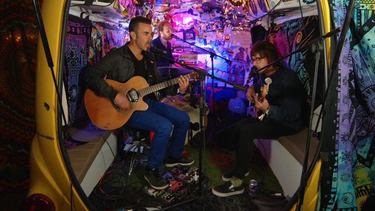 ALO's Lebo, Steve Adams & Ezra Lipp Pass Lead Vocal Baton For Jam In The Van Session