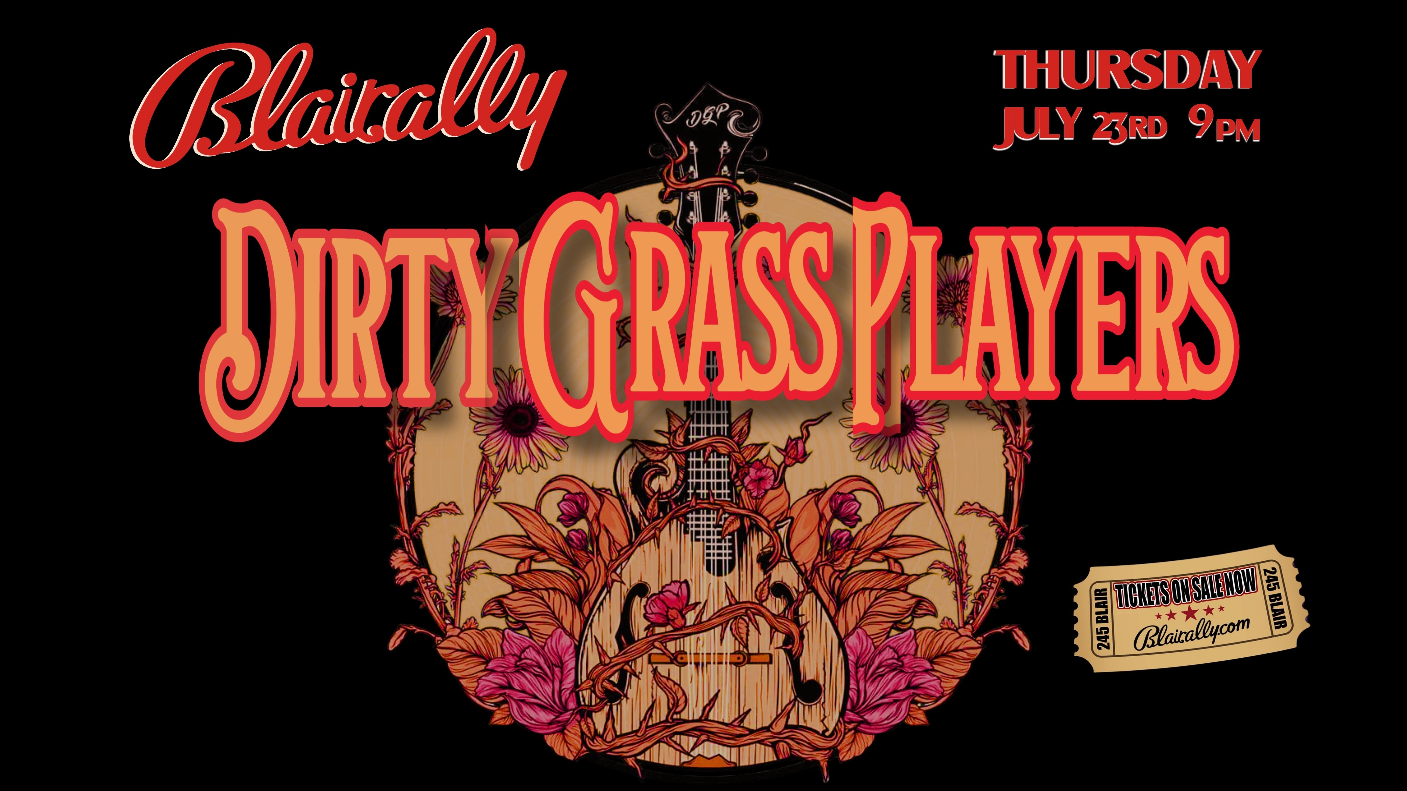 The Dirty Grass Players, Blairally, Jul 23, 2026, Eugene, OR
