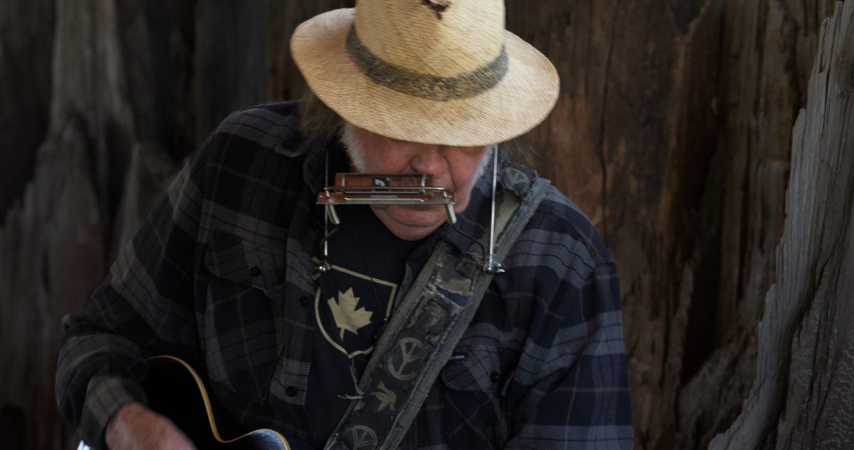 Neil Young press August 2026