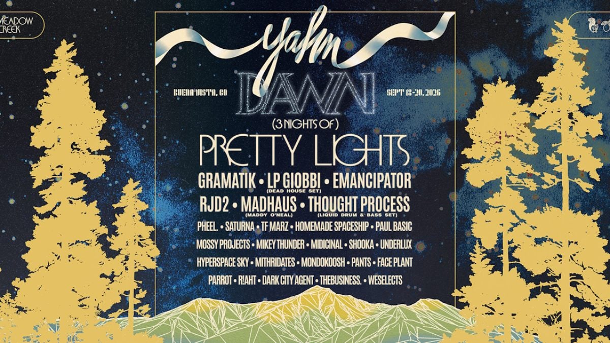 Pretty Lights Unveil Yahn Dawn 2026 'A Trip Thru Time' Theme & Full Daily Lineups