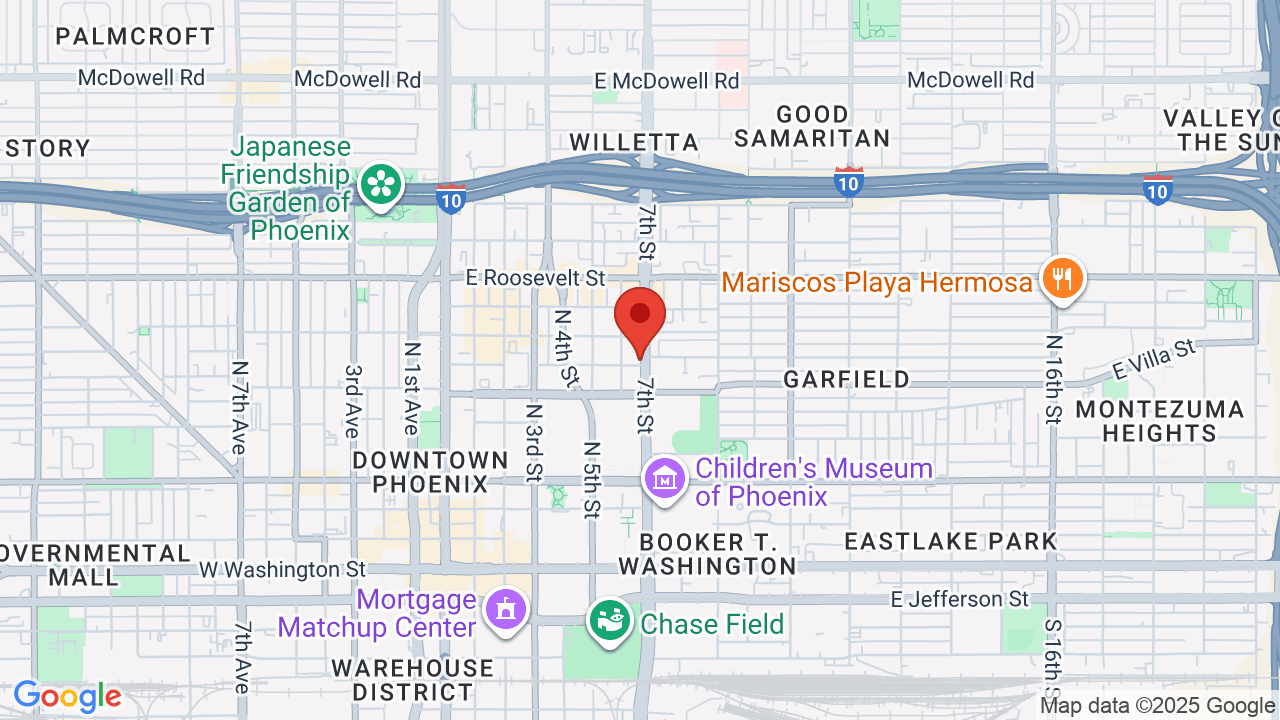 Banner University Medical Center Phoenix Map